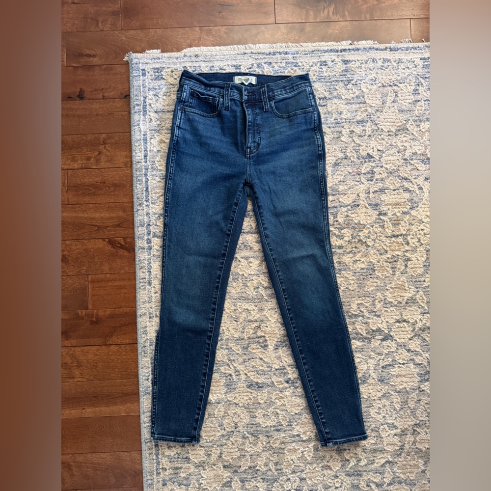 Madewell 10” High Rise Roadtripper Skinny Jeans – Davit Wash – Size 26